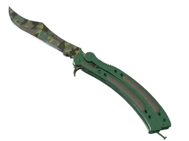 ★ Butterfly Knife | Boreal Forest (Well-Worn) skin