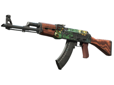 StatTrak™ AK-47 | Fire Serpent (Battle-Scarred) skin